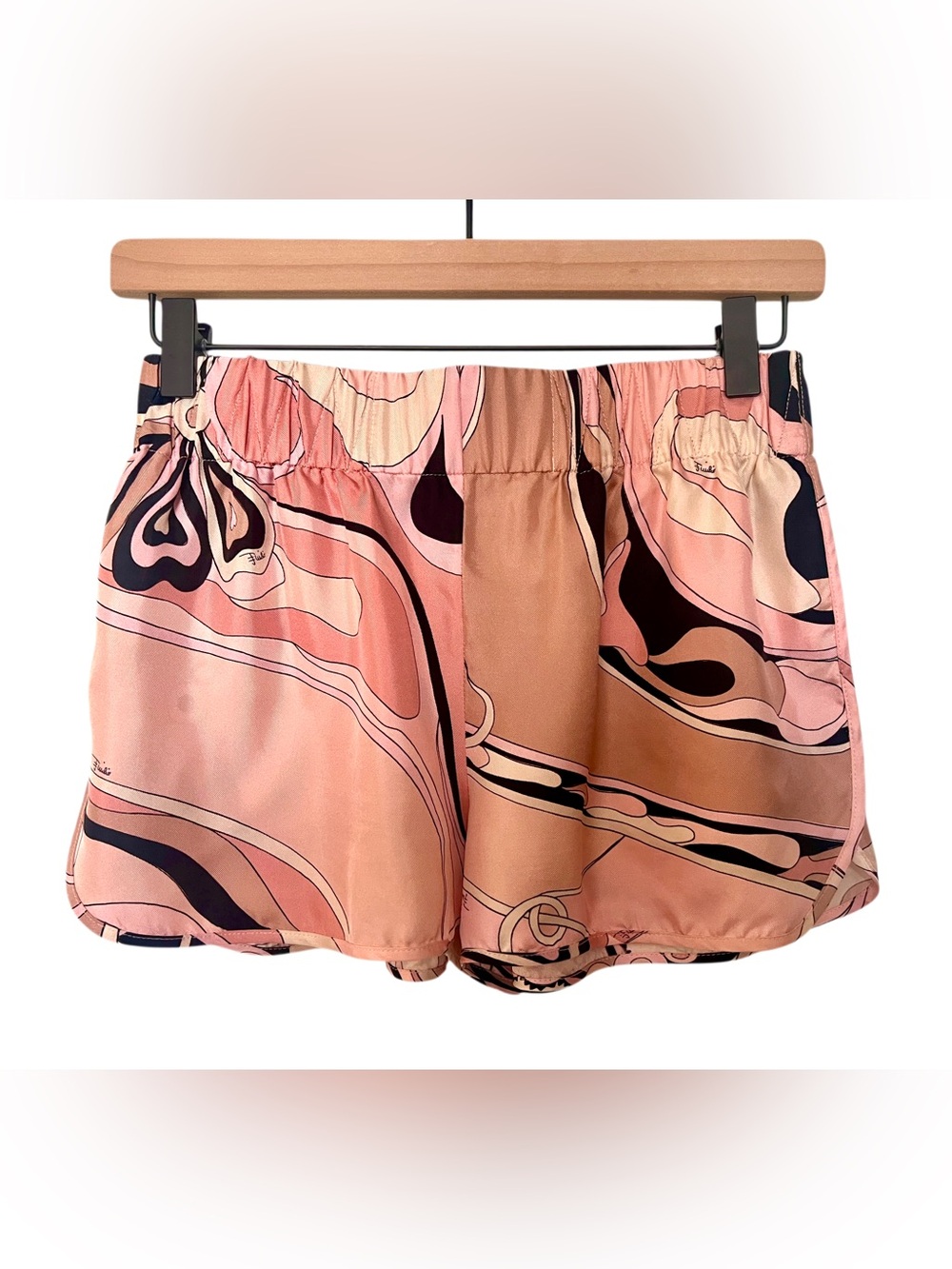 Emilio Pucci Silk Mini Shorts, XS